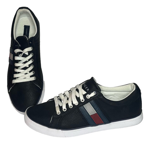 Tenis Tommy Hilfiger De Hombre Talla 26 Color Negro Sin Caja