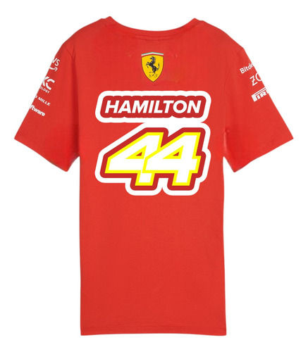 Playera L. Hamilton Scuderia Ferrari Caballo F1