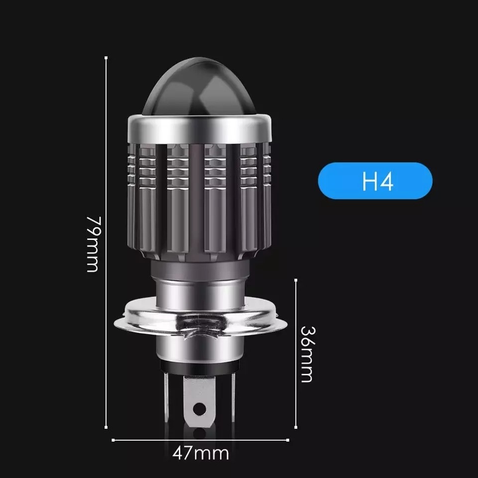 L\u00e2mpada H4 Led Mini Projetor | Mercado Livre