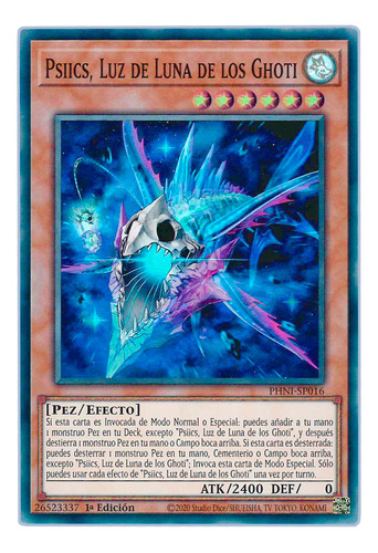 Yugi-oh! Psiics Moonlight Of The Ghoti Phni-en016 Super