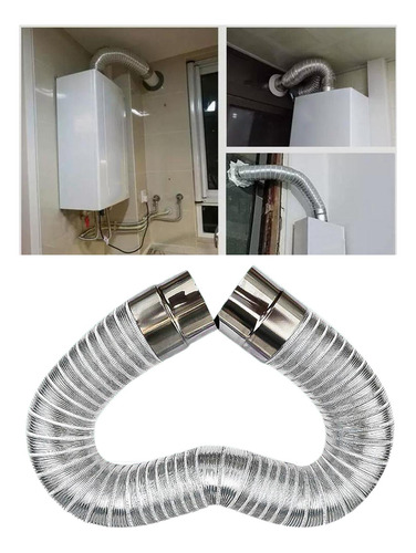 Calentador De Agua Con Chimenea En Forma De Codo, Escape Ext