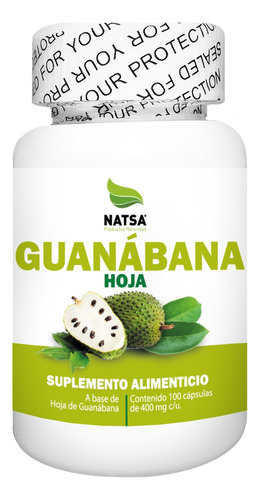 Guanabana Hoja, 100 Cápsulas, Calidad Premium Sabor Natural