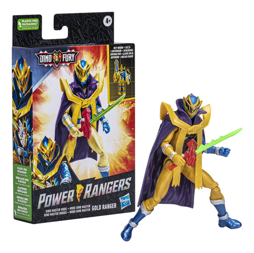 Power Rangers Dino Fury Gold Ranger Dino Master Mode