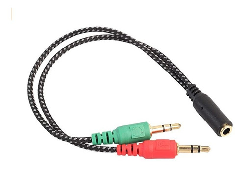 Cable 3.5mm Microfono Audifono Apple Adaptador Pc Mac Audio