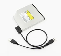 Comprar Cable Adaptador Slim Sata A Usb Para Dvd De Notebook Fact. A