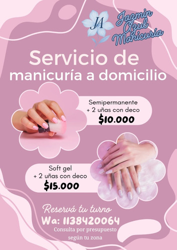Servicio De Manicuría A Domicilio