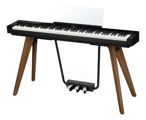 Piano digital Casio PX-S7000BK colorido preto