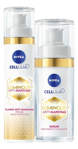 comprar Serum + Fluido Nivea Cellular Luminous 630° Antimanchas 2 Pz comprar Serum + Fluido Nivea Cellular Luminous 630° Antimanchas 2 Pz