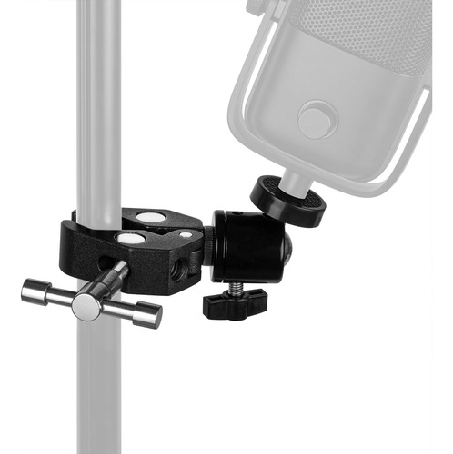 Abrazadera Cangrejo Soporte Cabeza Bola Para Microfono Gopro