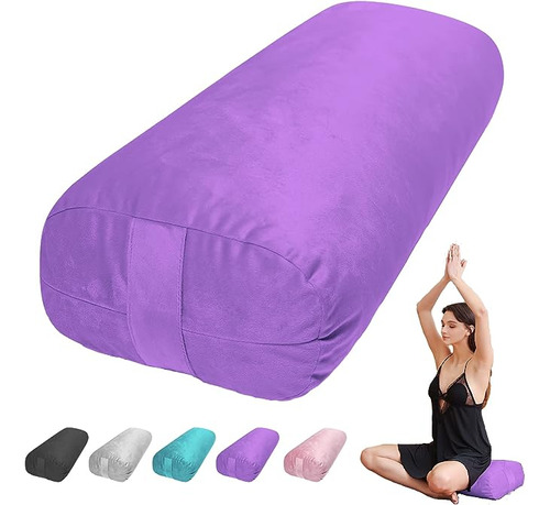 Yoga Pillow Restorative Yoga Pillow With Velvet Filled With