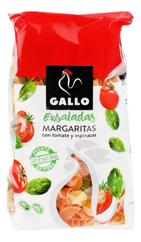 Pasta Fina Margaritas Gallo Vegetales 450 G