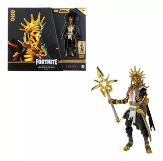 Figura Fortnite Master Grade Series Oro (gran Maestro)