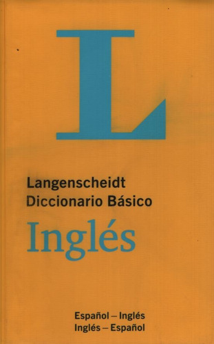 Langenscheidt Diccionario Basico Ingles Español-ingles / Ing