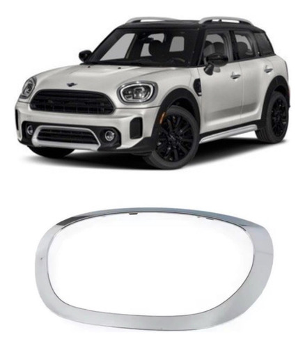 Aro Farol Mini Cooper Countryman 2017 À 2024 F60 Cromado