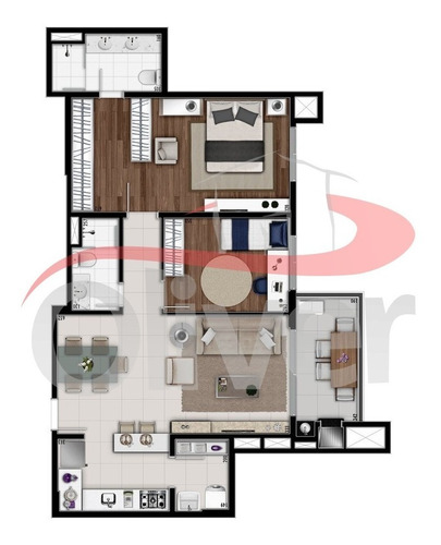 Imagem 13 de 14 de Flow Hype Living, Apartamento 202, 1 Dormitorio 1 Suite, Alto Da Gloria, Curitiba, Parana - Ap00237 - 32951172