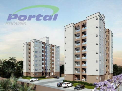 Ótimo Apartamento , Andar Térreo Contendo 2 Dormitórios , Banheiro, Living Com Ambientes Integrados,sacada Com Churrasqueira Privativa , Cozinha Área De Serviço 1 Vaga. Aceita Financiamento Bancário
