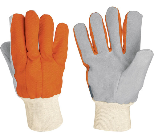 Guantes Carnaza Y Loneta Uso Ligero Truper 14244