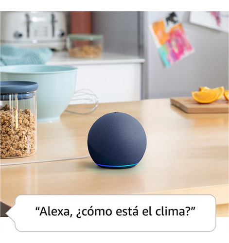 Amazon Echo Dot 5th Gen Virtual Alexa Deep Seablue 110v/240v