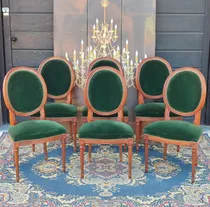 Comprar Sillas Antiguas Luis Xvi Francés Medallón $120.000 C\u002Fu