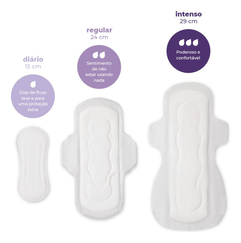 Protetor Diário Amai - Algodão Orgânico - Biodegradável - 20 Unidades