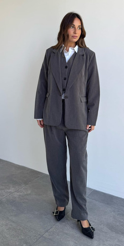 Traje Conjunto Sastrero Pantalón + Blazer Forrado