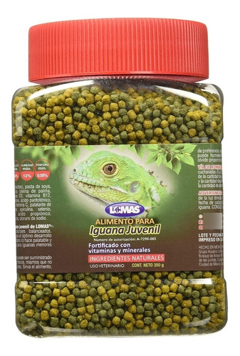 Lomas Alimento Para Iguana Juvenil 350 G