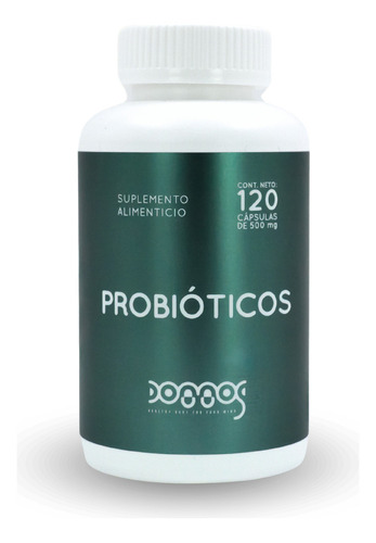 Probióticos 48,67 billones Suplementos Domos 120 cápsulas 500 Mg C/u