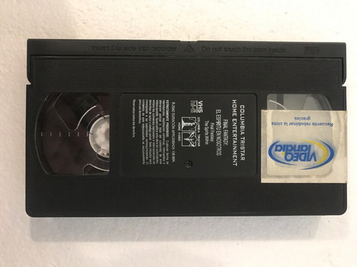 Vhs Original Final Fantasy El Espiritu En Nosotros Aki Ross (Usado)
