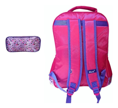 Kit Mochila Minnie Mouse Y Lapicera Ruz Disney Primaria