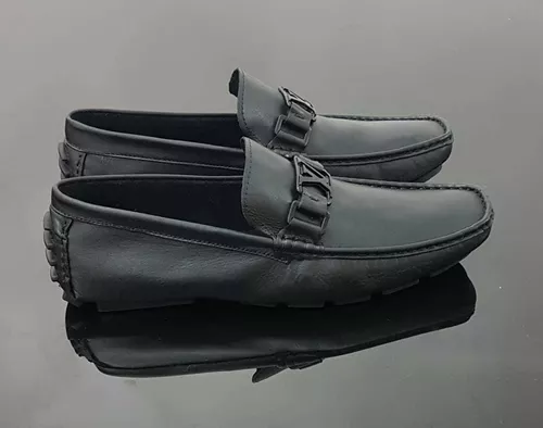 Mocassin Louis Vuitton Masculino Preto Xadrez