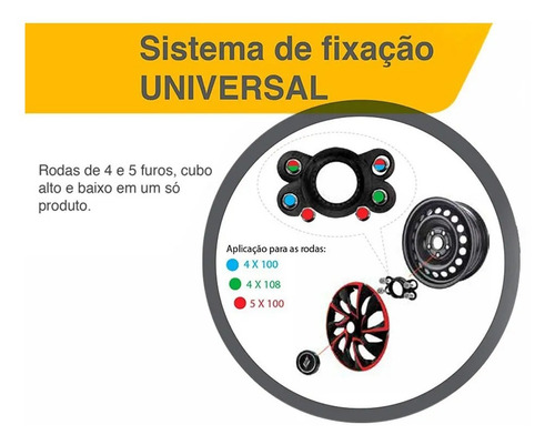 Imagen 4 de 4 de Juego De 4 Tasas Aro Black Piano Aro 13 Fiat Palio Uno