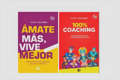Imagen 1 de 3 de Pack Libros Ámate Mas Vive Mejor - 100% Coaching - Daniel C