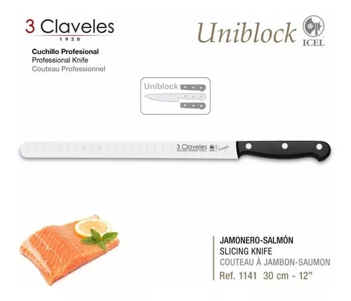 Cuchillo cebollero de 20 cm 3 Claveles Uniblock 1158