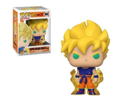 Imagem 1 de 2 de Boneco Funko Pop Dragon Ball Z Goku Super Saiyajin 860 First