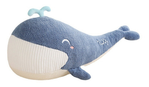 Imagen 1 de 5 de Peluche Almohada Cojín Ballena Kawaii 60cm