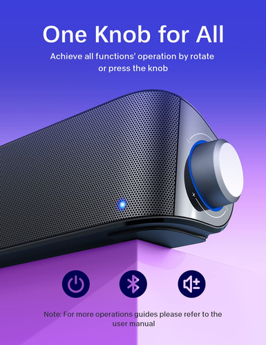 Altavoces De Alta Fidelidad Para Pc Con Bluetooth 5.0 Y Usb