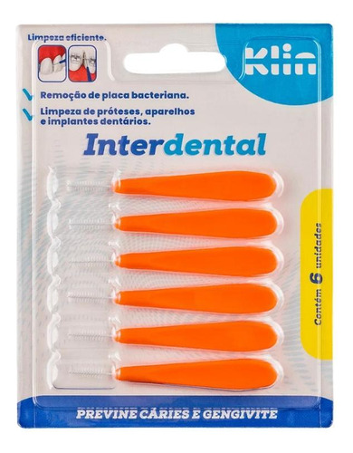 Escova Interdental - Limpeza De Prótese, Aparelho Dentário