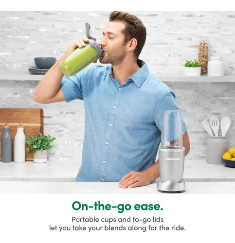 Licuadora Nutribullet Nb9-1301s Pro, 13 Unidades, 900 W, Pla