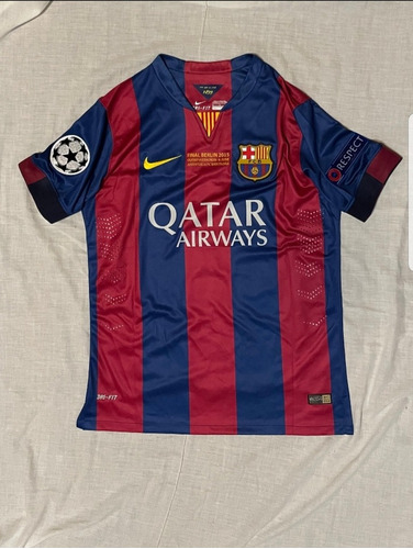 Camiseta Barcelona 2015 Campeon Champions League Messi