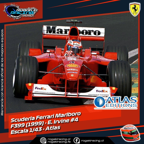 Ferrari F399 - Eddie Irvine #4 (1:43) - Formula 1