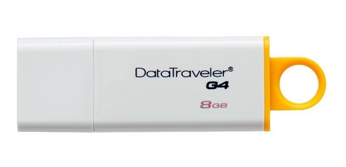 Pendrive Kingston DataTraveler G4 DTIG4 64GB 3.0 blanco y violeta