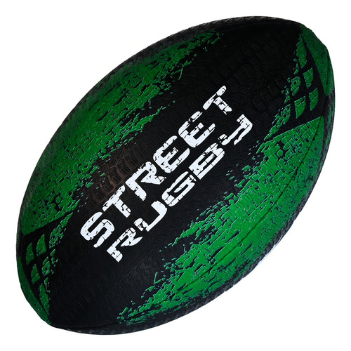 Pelota De Rugby Flash Street Nº 5 Color Verde/Negro
