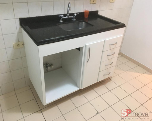 Imagem 5 de 9 de Lindo Apto Com, 2 Dorms, 1 Vaga, Área Útil: 60,00 M², Móveis Embutidos Nos Quartos, Sala, Cozinha E Área De Serviço. Inteiro Com Piso Frio De Cerâmica - Ml87 - 69408903