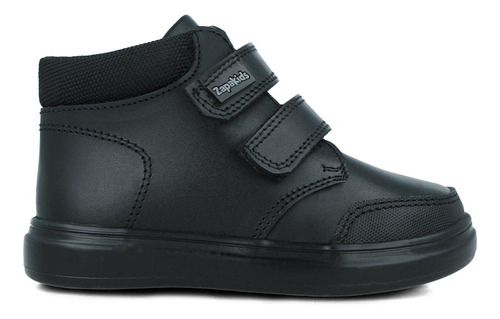 Zapatos Escolares Zapakids Niño Bota Casual Piel Negro (15.0