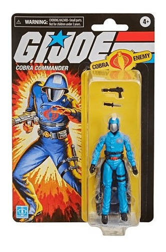 Boneco G.i Joe Retro Cobra Commander Articulado Hasbro E8857