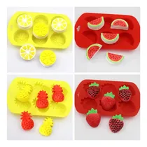 Comprar Molde De Silicona Para Velas, Jabones Y Repostería Frutas