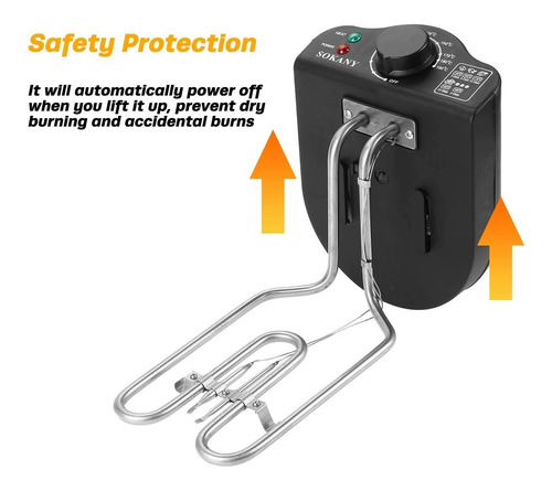 Freidora Electrica Sokany Wj-800 3l Acero Inoxidable