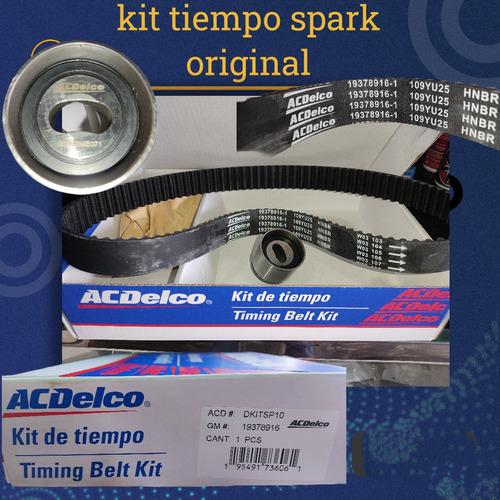 Kit Tiempo Spark Original Acdelco