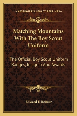 Libro Matching Mountains With The Boy Scout Uniform: The ...