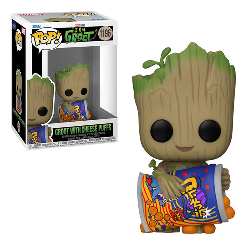 Funko Pop Marvel I Am Groot - Groot With Cheese #1196